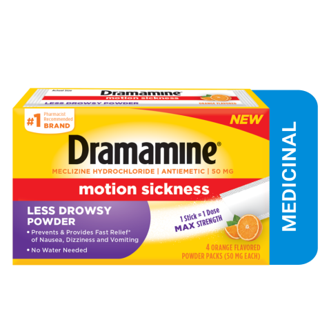 Dramamine® Less Drowsy Powder